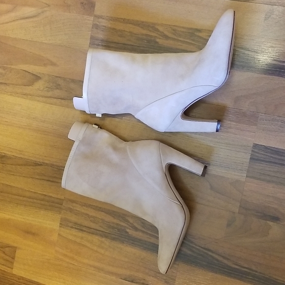 Stuart Weitzman Brooks Bootie Blush Pink Soft Suede Slouchy Boot, Size 8… - Picture 3 of 16